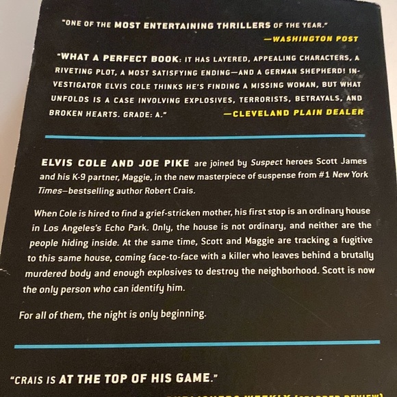 THE PROMISE ROBERT CRAIS - an ELVIS COLE & JOE PILE NOVEL PB GUC - Picture 3 of 3